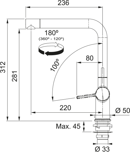 Franke Armatur Arm Active 3 Franke Armatur Arm Active – Bild 2