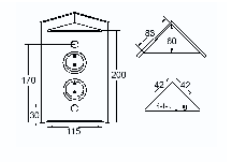 Ecksteckdosenelement Elim 3 Ecksteckdosenelement Elim – Bild 2